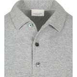 Profuomo Longsleeve Poloshirt Luxury Basic Grijs