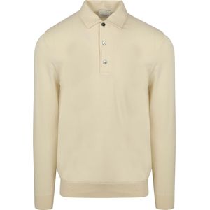Profuomo - Heren Polo Onepiece Sweater Vest - Beige - Katoen