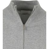 Profuomo Half Zip Pullover Luxury Grijs