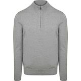 Profuomo Half Zip Pullover Luxury Grijs