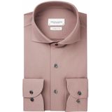 Profuomo Roze Knitted Overhemd met Lange Mouwen