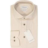 Profuomo slim fit heren overhemd, Oxford, off white