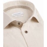 Profuomo slim fit heren overhemd, Oxford, off white