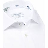 Profuomo Twill Hemd - Katoen - Wit - Slim-fit