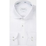 Profuomo Twill Hemd - Katoen - Wit - Slim-fit