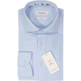 Profuomo slim fit heren overhemd, twill, lictblauw