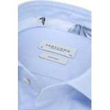 Profuomo slim fit heren overhemd, twill, lictblauw