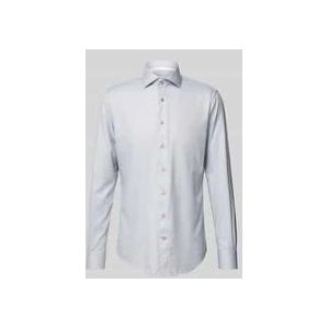 Profuomo slim fit heren overhemd, twill, groen