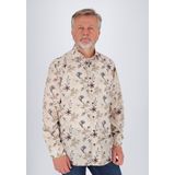 Profuomo slim fit heren overhemd, popeline, beige