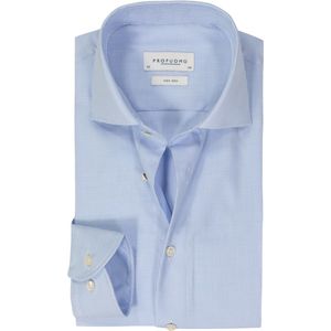 Profuomo - Slim Fit - Heren Overhemd - Lichtblauw - Dobby