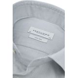 Profuomo slim fit heren overhemd, dobby, groen