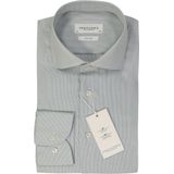 Profuomo slim fit heren overhemd, dobby, groen