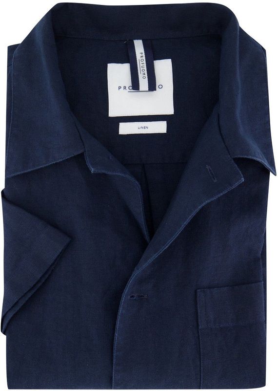 Profuomo Casual shirt met korte mouwen