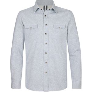 denim blauw Profuomo western overshirt