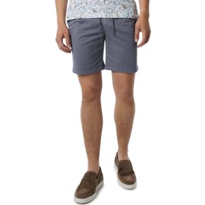 Profuomo Short - Blauw - Stretchmateriaal - Normale Pasvorm