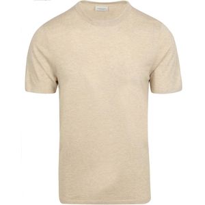 Profuomo - PPWT10005C/F - T-shirt - Beige - Katoen/Lyocell/Zijde