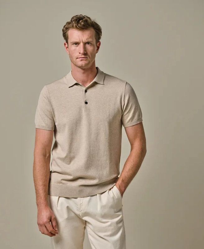 Profuomo Polo met korte mouwen