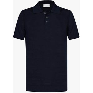 Profuomo Polo Heren KM - Blauw