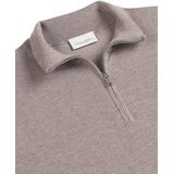 Profuomo - PPWJ10007C/H3 - Trui - Bruin - Gemaakt van 56% Lyocell, 20% Katoen, 20% Polyamide, 4% Zijde