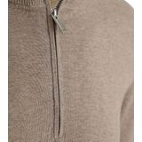 Profuomo - PPWJ10007C/H3 - Trui - Bruin - Gemaakt van 56% Lyocell, 20% Katoen, 20% Polyamide, 4% Zijde