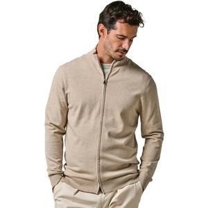 Profuomo - Vest - Beige - Luxury Basic - Lyocell Gemêleerd