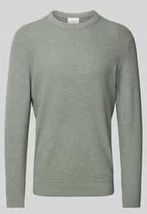 Profuomo Gebreide Pullover - Structuurmotief - Puur Katoen