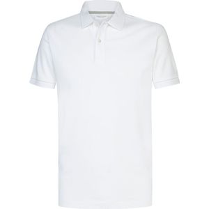Profuomo slim fit heren polo, wit