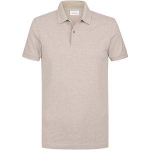 Profuomo Piqué Poloshirt Beige - Größe XL