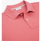 Profuomo - Slim Fit - Poloshirt - Donkerroze