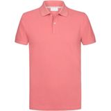 Profuomo - Slim Fit - Poloshirt - Donkerroze