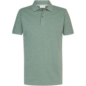 Profuomo slim fit heren polo, groen
