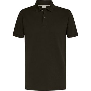 Profuomo slim fit heren polo, army groen