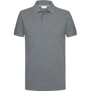 Profuomo slim fit heren polo, grijs