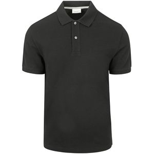 Profuomo slim fit heren polo, zwart
