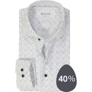 Michaelis Overhemd Allover Print Slim Fit