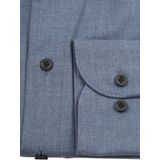 Profuomo - Dobby Mouliné - Overhemd - Lichtblauw - Slim-fit - Lange Mouw
