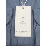 Profuomo - Dobby Mouliné - Overhemd - Lichtblauw - Slim-fit - Lange Mouw