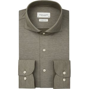 Profuomo - Performance Jersey - Shirt - Groen - Lange Mouw