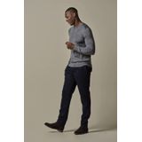Profuomo - Slim Fit Trui - Grijs - 100% Wol
