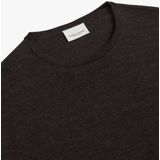Profuomo - Slim Fit Trui - Donkerbruin - 100% Wol