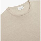Profuomo - Slim Fit Trui - Beige - 100% Wol