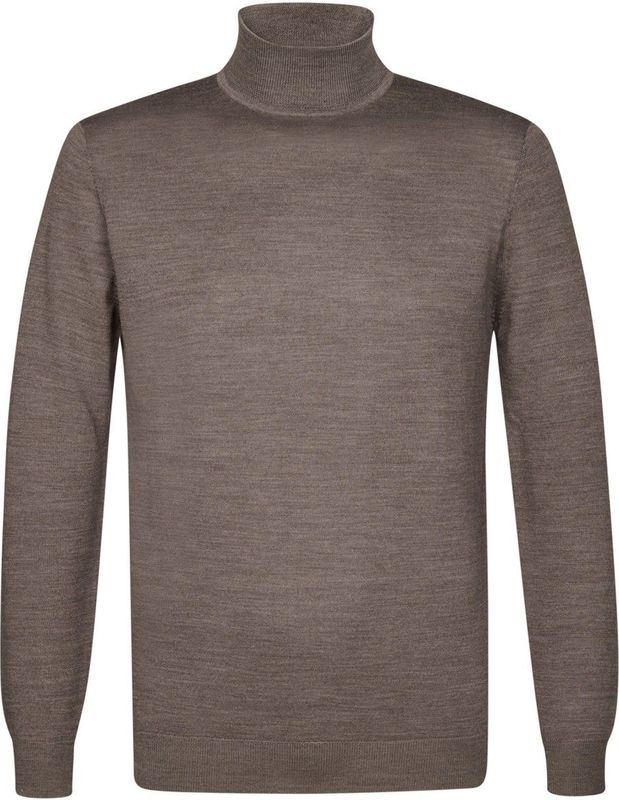 Profuomo - PULLOVER MOCK NECK - Taupe - Pullover