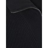 Profuomo - Zwarte Wol Half Zip Pullover - Heren - Wol