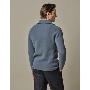 Heren Slim Fit Coltrui Twisted Trui Kabel Gebreide Thermische Solid Lange Mouwen Truien Tops, Bruin, XXL