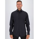 Michaelis - Slim Fit - Overhemd - Donkerblauw - Strijkvriendelijk
