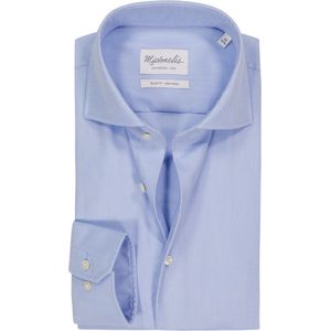 Michaelis - Slim Fit - Overhemd - Lichtblauw - Strijkvriendelijk