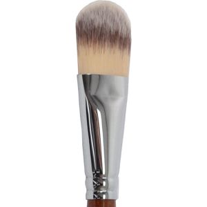Gérard Brinard make-up kwast foundationkwast bruin - synthetisch