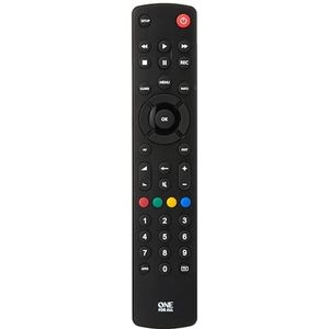 One For All Contour TV Universele Afstandsbediening TV - Bediening van TV/Smart TV - Werkt gegarandeerd met alle merken van de fabrikant - URC1210