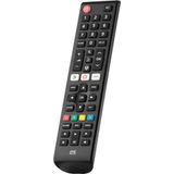 One For All Samsung TV Vervangende afstandsbediening – Werkt met ALLE Samsung TV's – Leerfunctie -URC4910, zwart