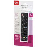 One For All - Vervangende Tv-afstandsbediening - Zwart - Geschikt voor LG